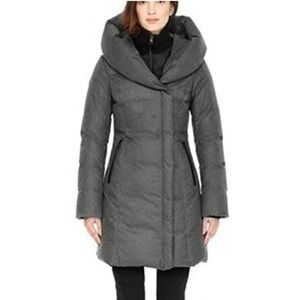 Soia Kio Gray Mid-Length Jacket